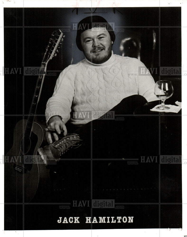 1979 Press Photo Jack Hamilton folk singer - Historic Images