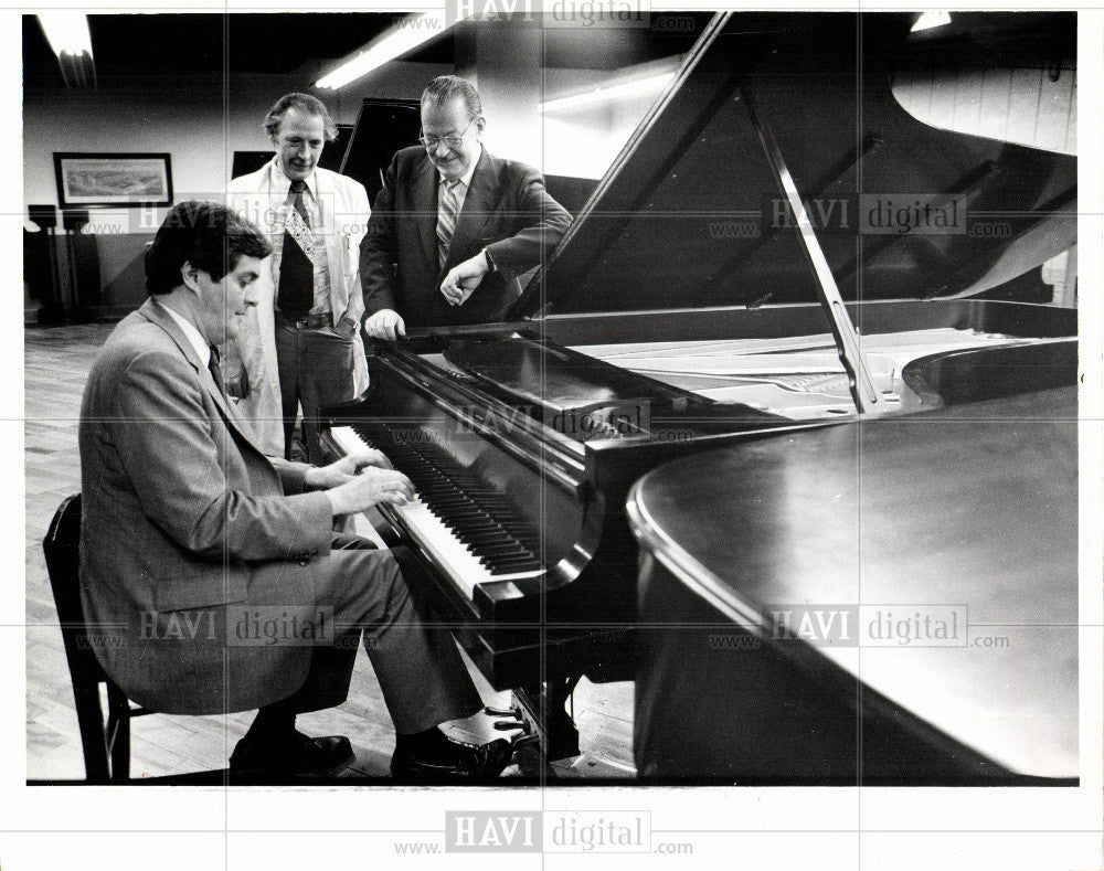 1980 Press Photo Horowitz Piano John Guinn Franc John - Historic Images