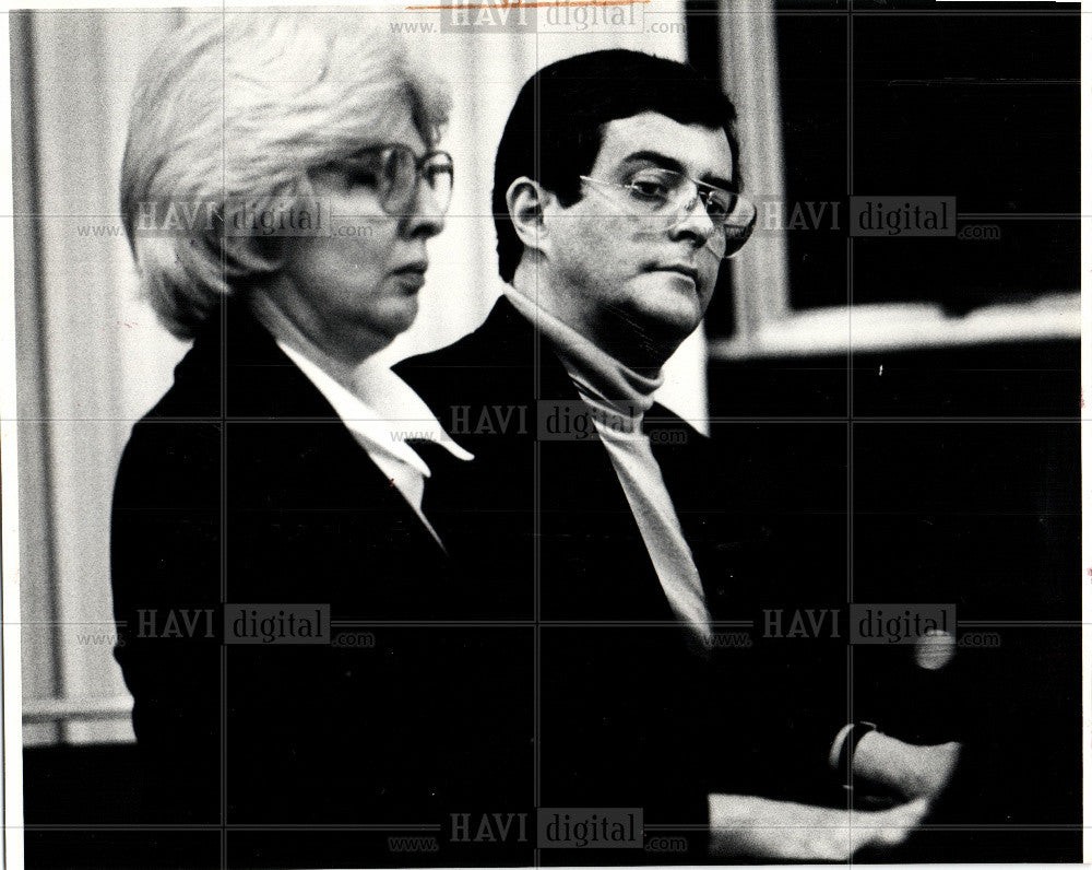 1981 Press Photo John Guinn, Janet Young - Historic Images