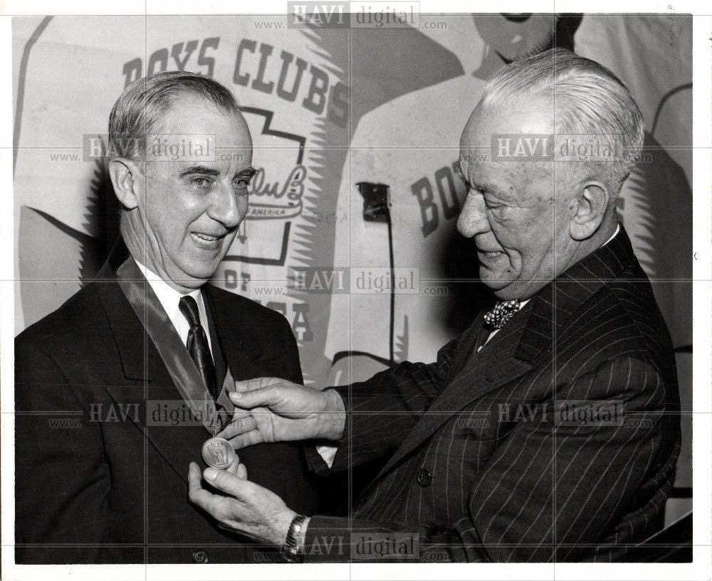 1955 Press Photo Edgar Guest American Poet - Historic Images