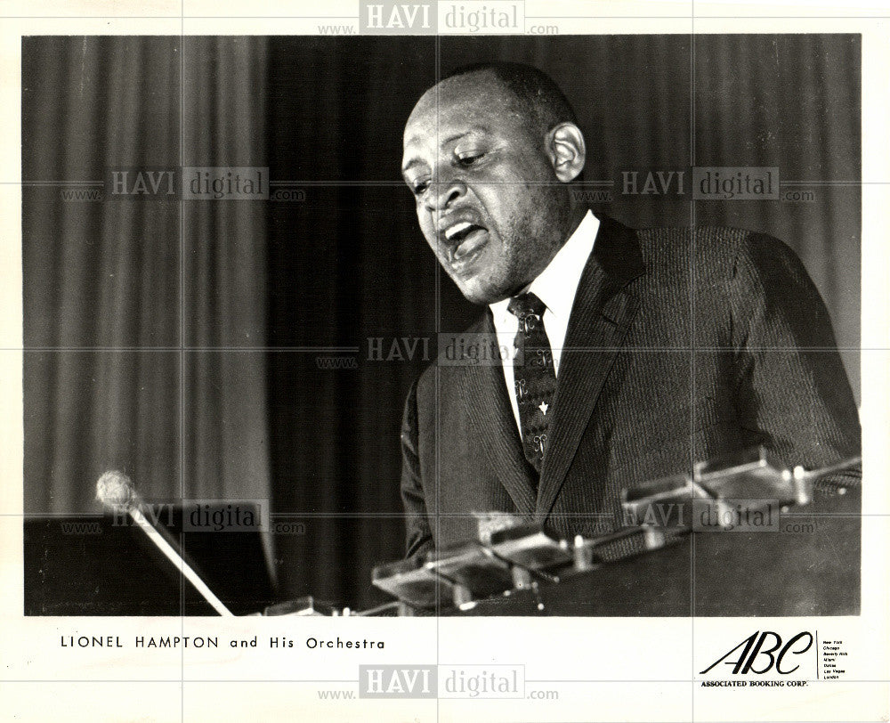 Press Photo Lionel Hampton singer - Historic Images