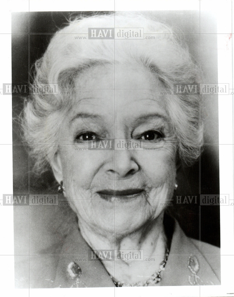 1991 Press Photo Helen Hayes American actress 1900 - Historic Images