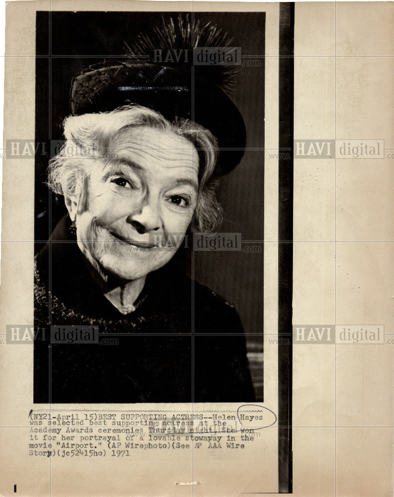 1978 Press Photo Helen Hayes Actor - Historic Images