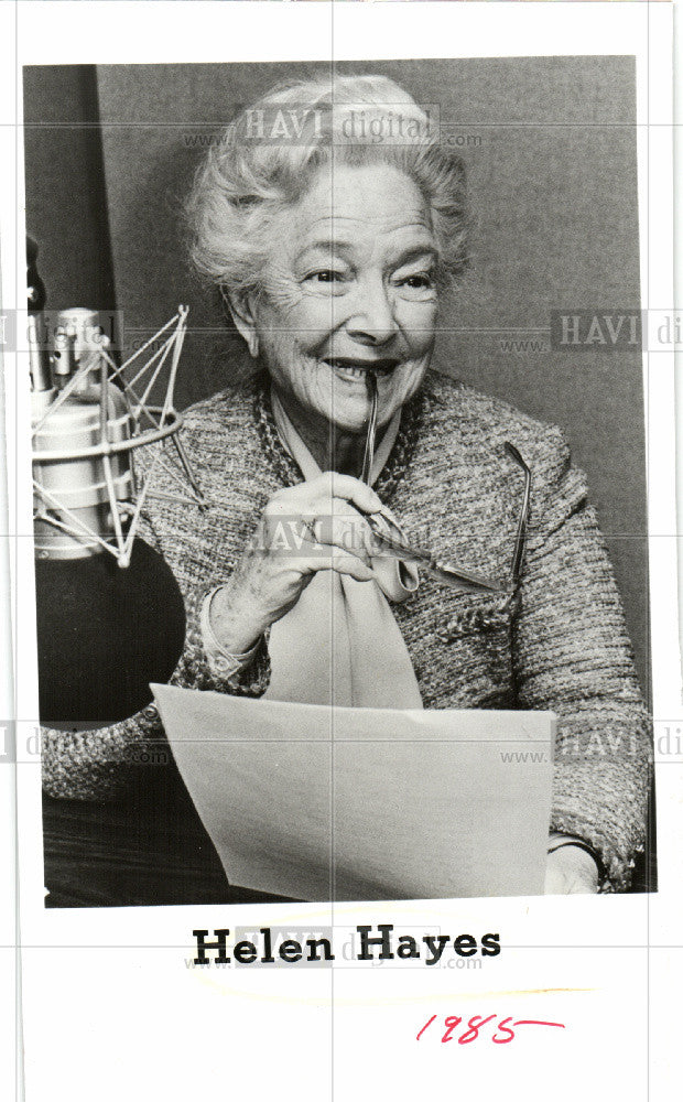 Press Photo Helen Hayes American Actress Grammy - Historic Images