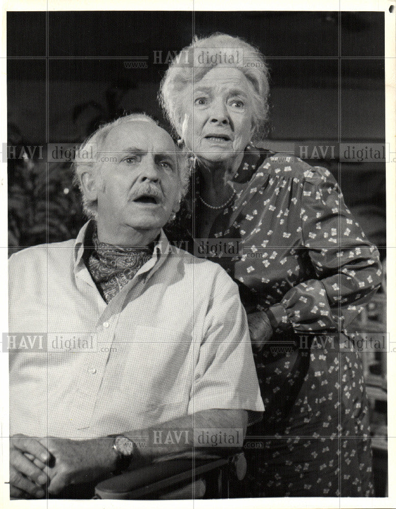 1984 Press Photo Helen Hayes actress Caribbean  Mystery - Historic Images