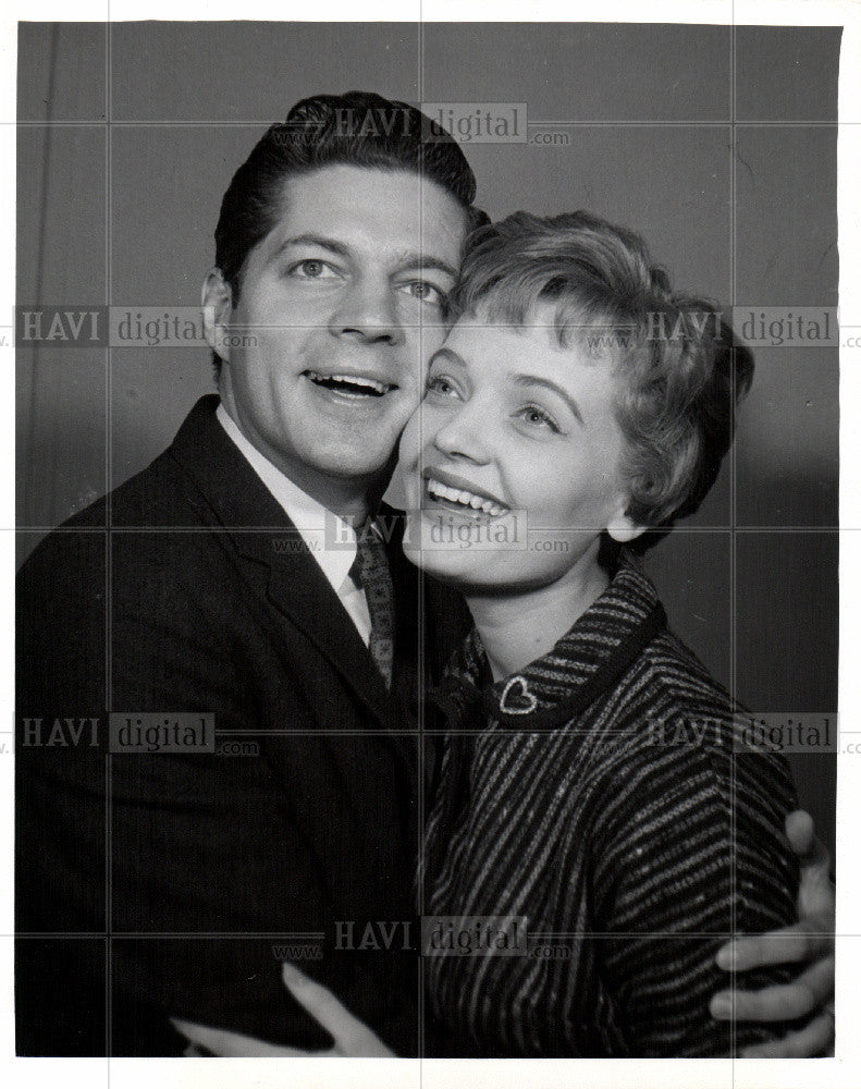 1959 Press Photo Bill Hayes Florence Henderson Singer - Historic Images