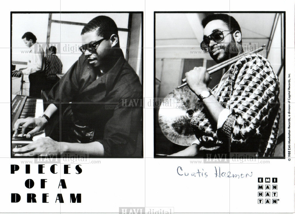 1991 Press Photo Curtis Harmon Pieces of a dream Drumer - Historic Images