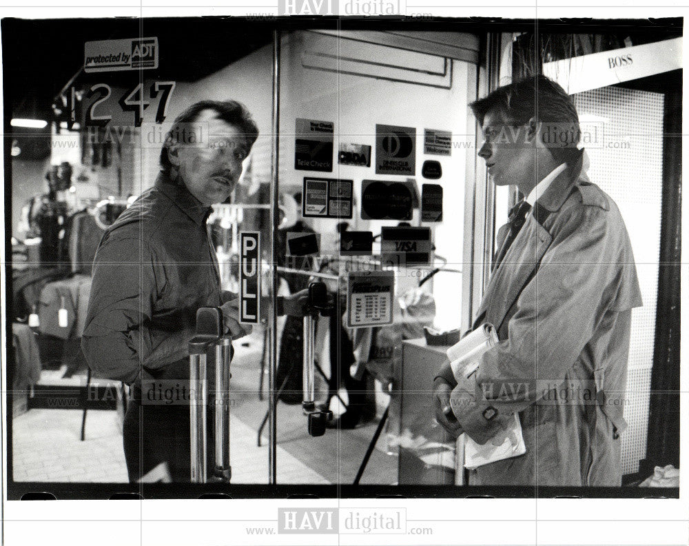 1990 Press Photo Chris Hansen  Marc Clark Broadway - Historic Images