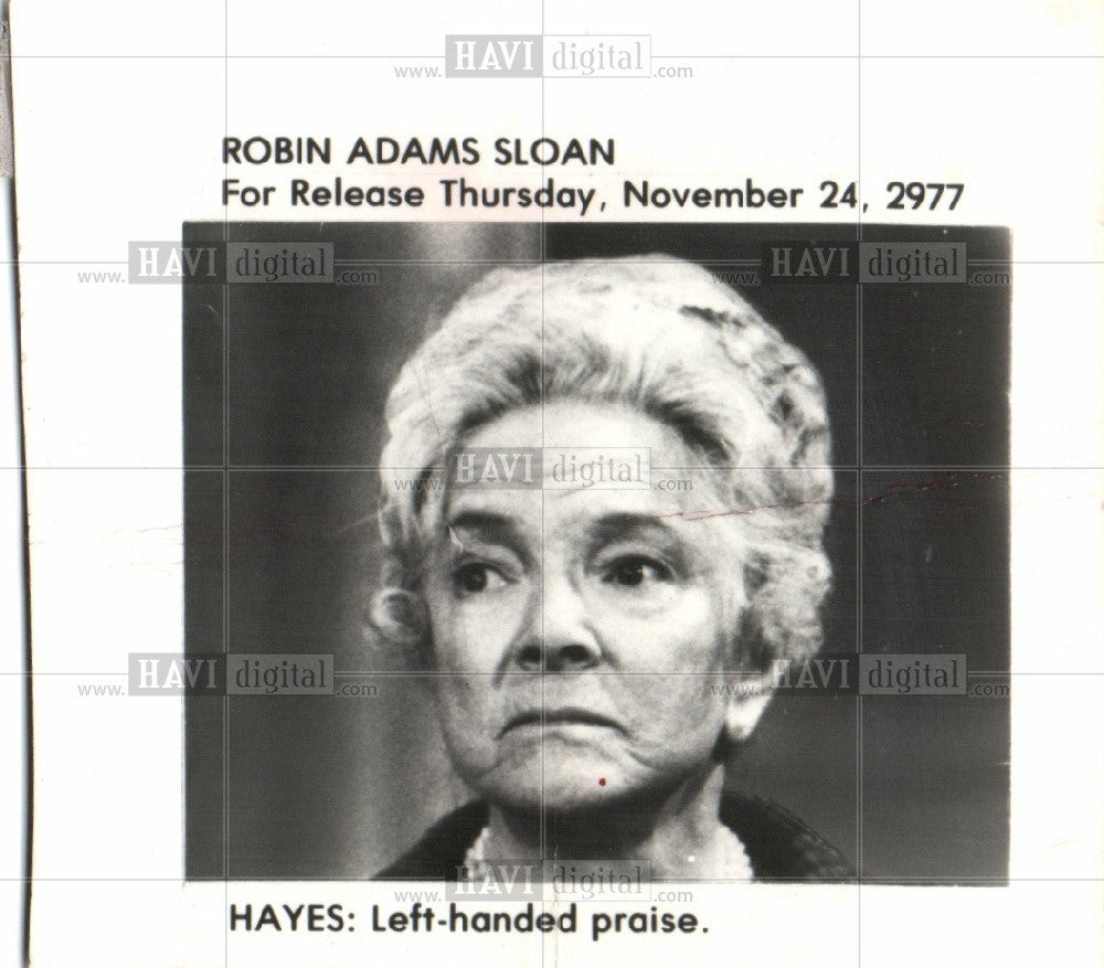 1977 Press Photo Helen Hayes American actress - Historic Images