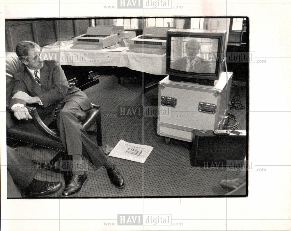 1989 Press Photo Tom Hayden, U-M - Historic Images