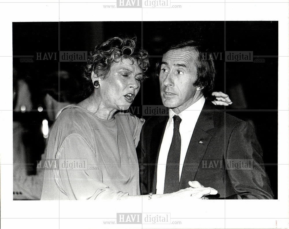 1986 Press Photo Beatriz McCabe dance Jackie Stewart - Historic Images