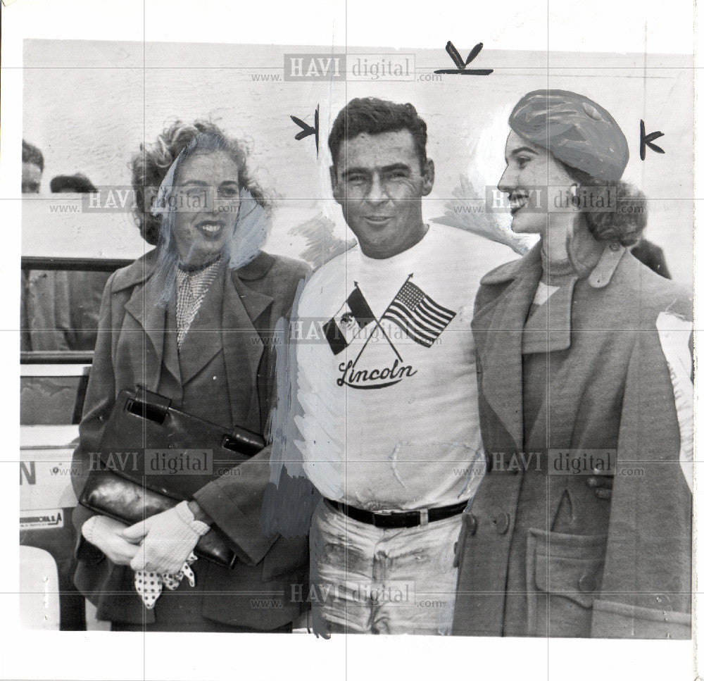 1952 Press Photo CHUCK STEVENSON Stock car winner race - Historic Images