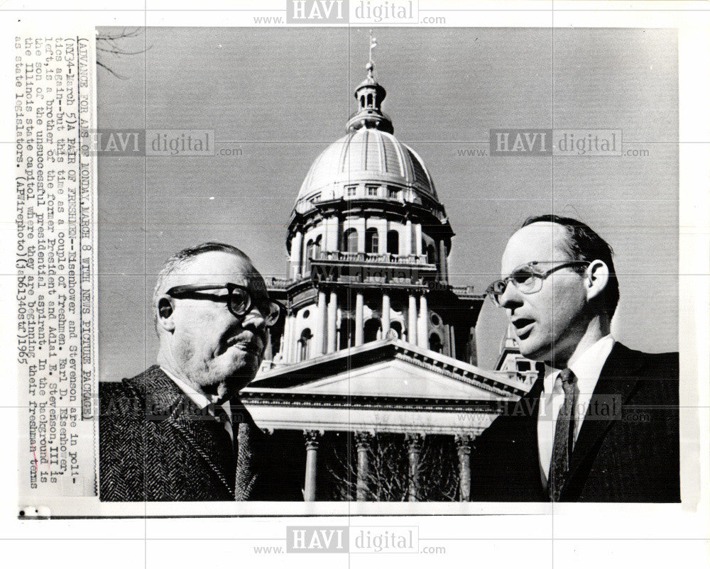 1965 Press Photo Adlai Ewing Stevenson III - Historic Images