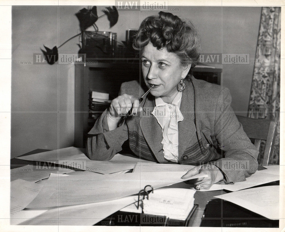 1953 Press Photo ruth stevens - Historic Images