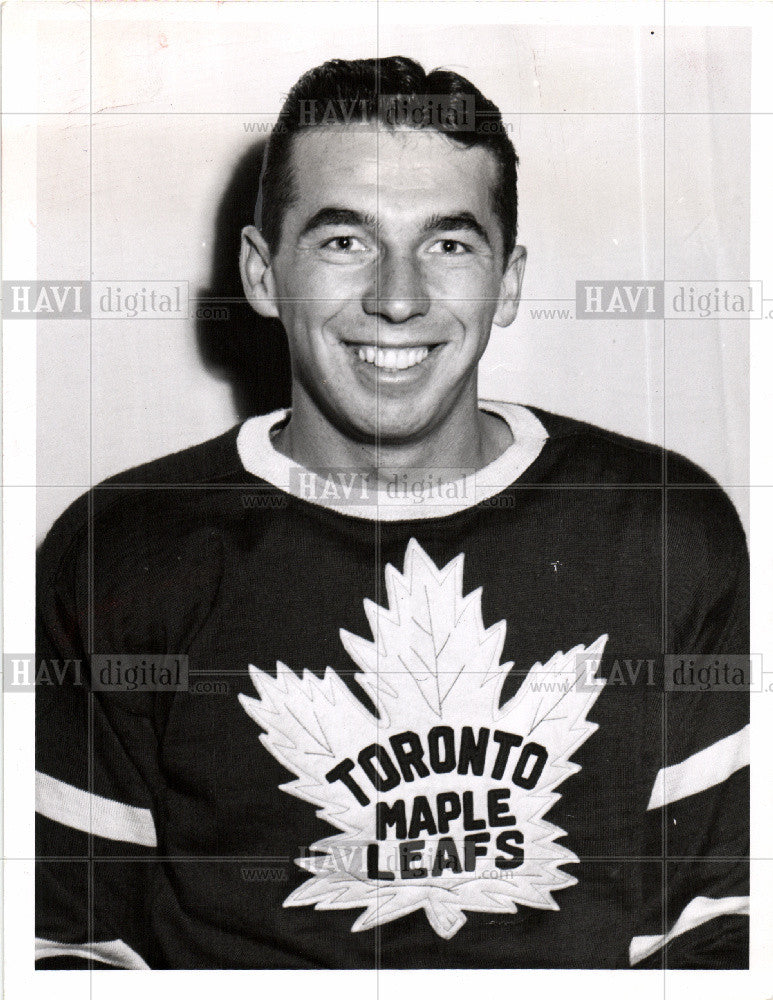 1959 Press Photo Ron Stewart  Ice Hockey Player - Historic Images