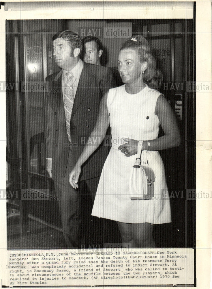 1970 Press Photo Ron Stewart Rosemary Sasso Nassau - Historic Images