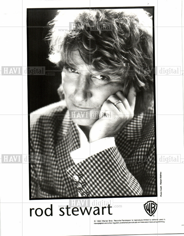 1994 Press Photo Rod Stewart singer songwriter british - Historic Images