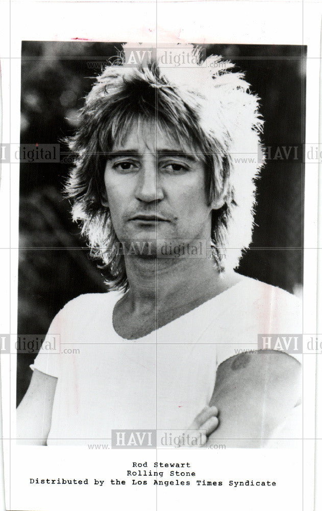 1984 Press Photo Rod Stewart - Historic Images