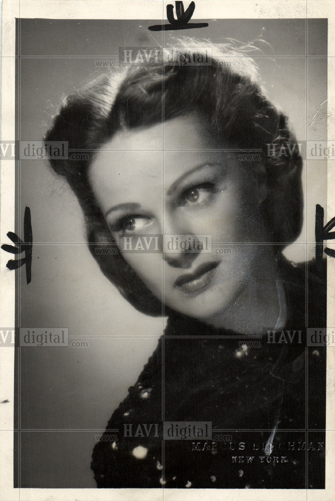 1945 Press Photo Marianne Stewart, Actress - Historic Images