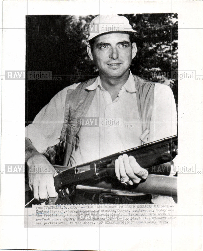 1947 Press Photo KENTON STEWART - Historic Images