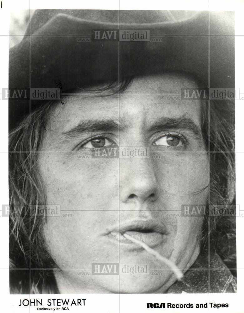 1973 Press Photo John Stewart American songwriter - Historic Images