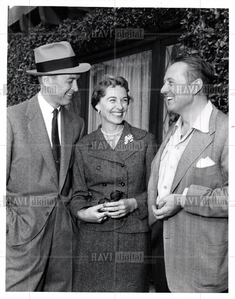 1956 Press Photo James Stewart Actor - Historic Images