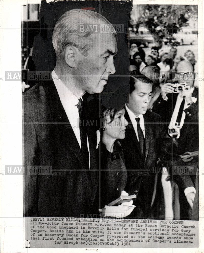 1970 Press Photo James Maitland Jimmy Stewart Actor - Historic Images