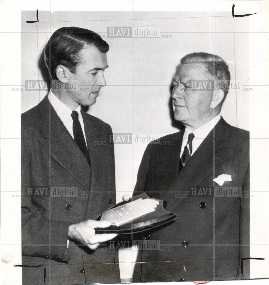 1947 Press Photo James Maitland Jimmy Stewart James duf - Historic Images