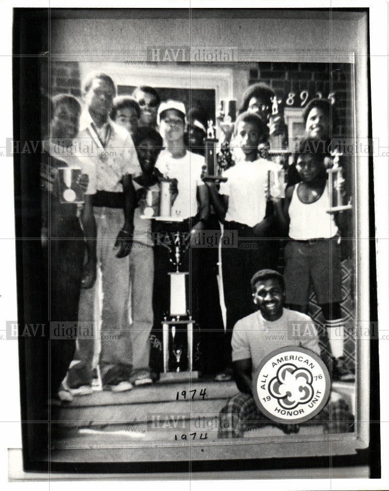 Press Photo All American Honor Unit 1976 - Historic Images