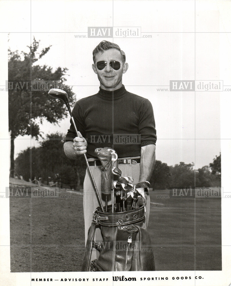 1952 Press Photo Earl Stewart American Golfer - Historic Images