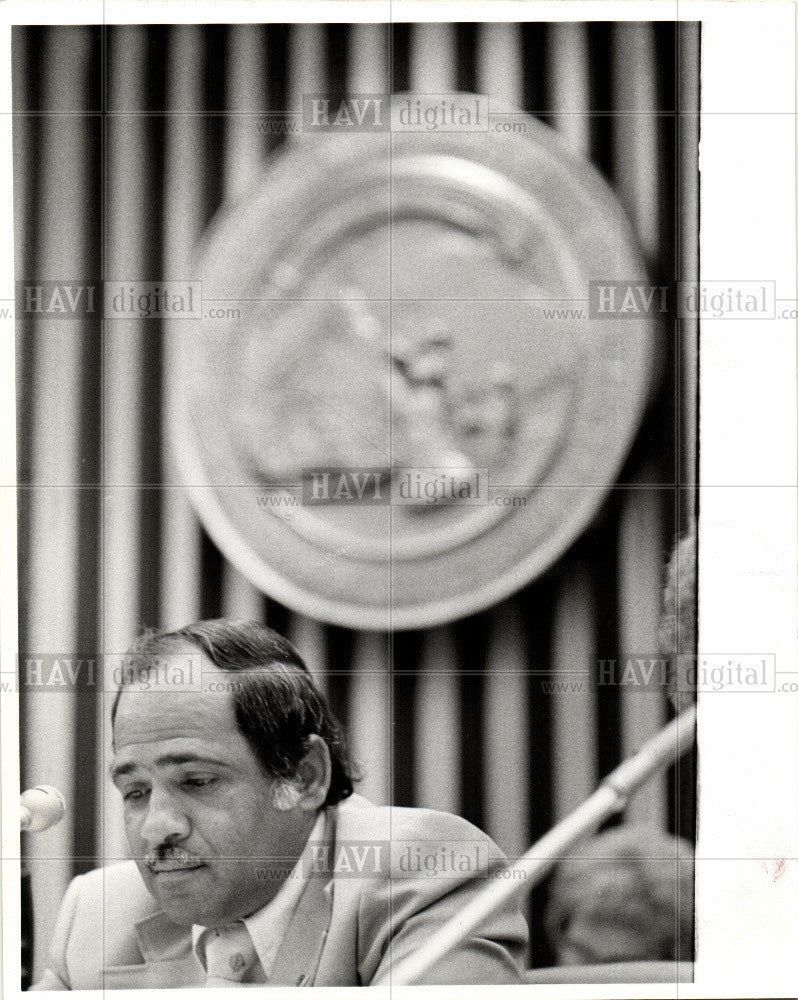 Press Photo Darneau Stewart School Board President - Historic Images