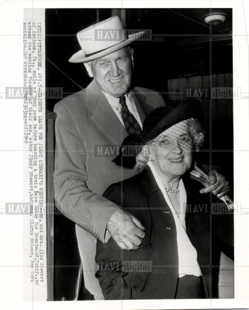 1949 Press Photo Alex Stewart - Historic Images