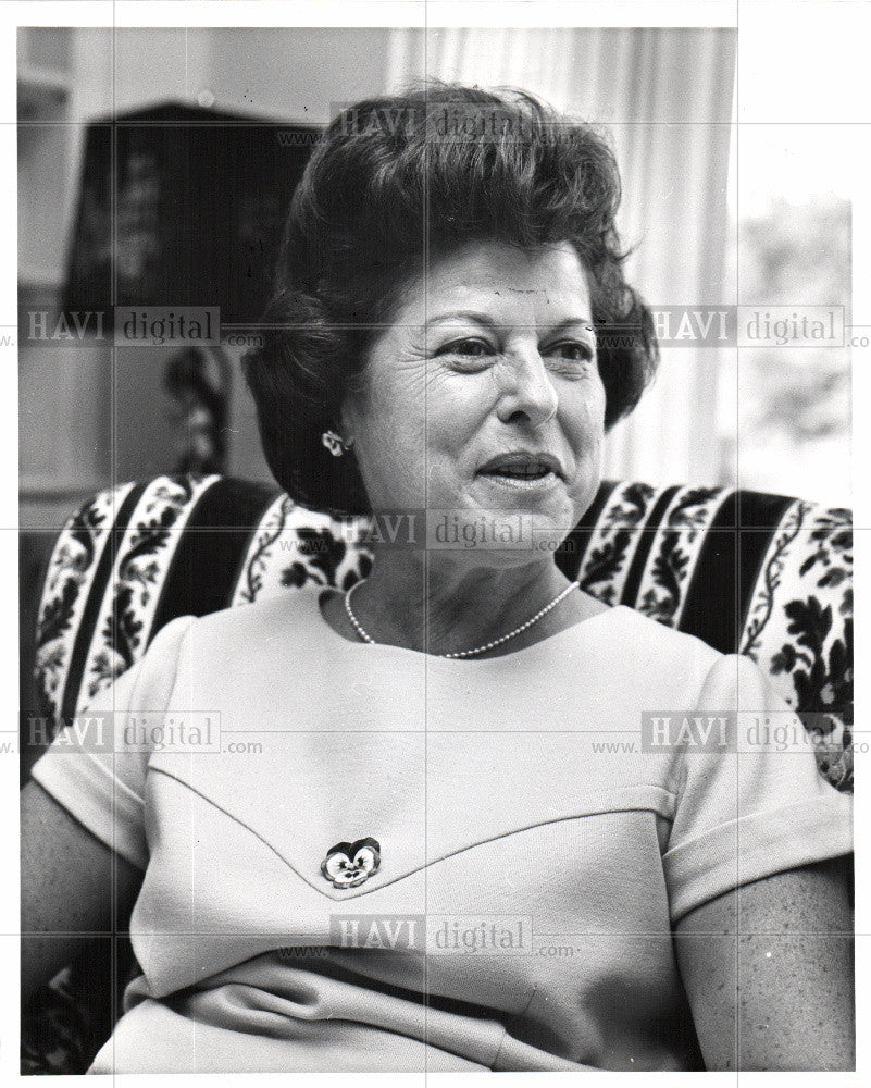 1969 Press Photo Mrs. Robert Stevenson Ford - Historic Images