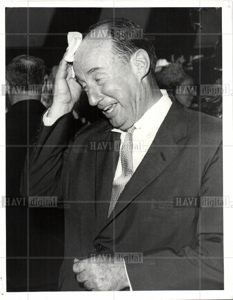 1960 Press Photo Adlai Ewing Stevenson II - Historic Images