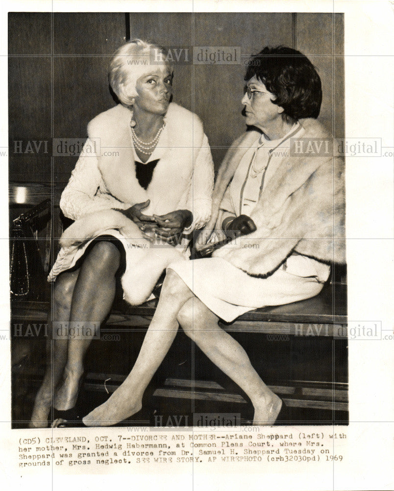 1969 Press Photo Ariana Sheppard, Mrs H Habermann - Historic Images