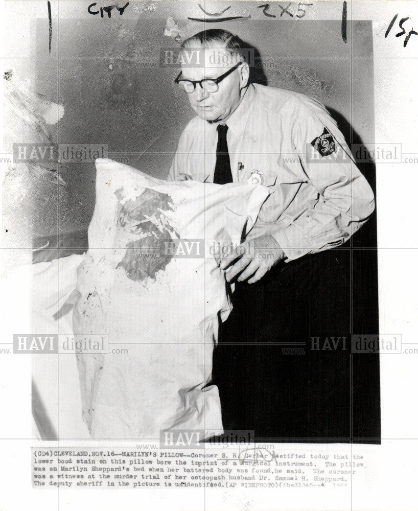 1954 Press Photo Dr. Samuel H. Sheppard Marilyn Reese - Historic Images