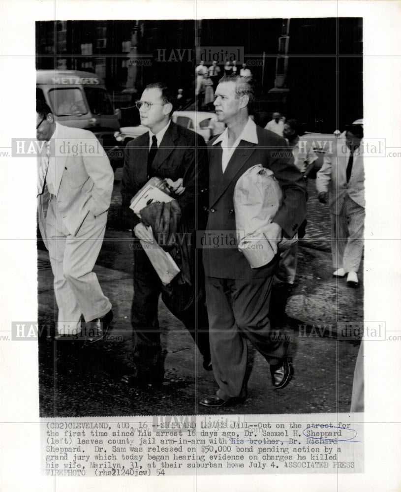 1954 Press Photo Dr Samuel Sheppard - Historic Images