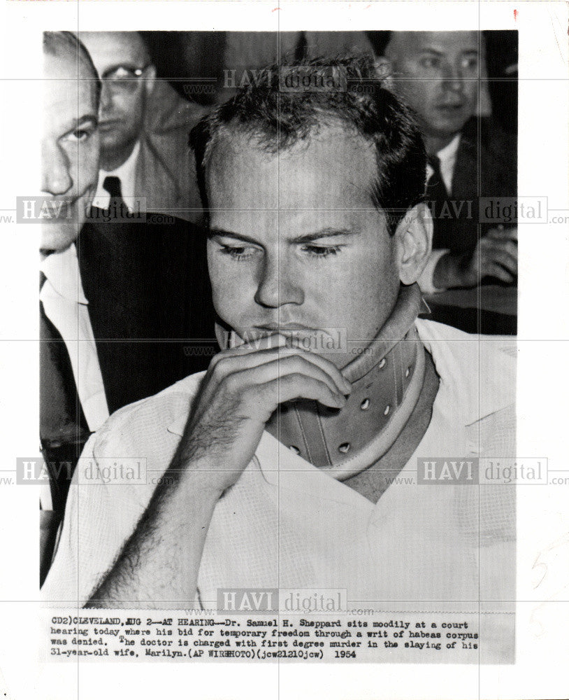 1954 Press Photo Dr. Samuel H. Sheppard habeas corpus - Historic Images