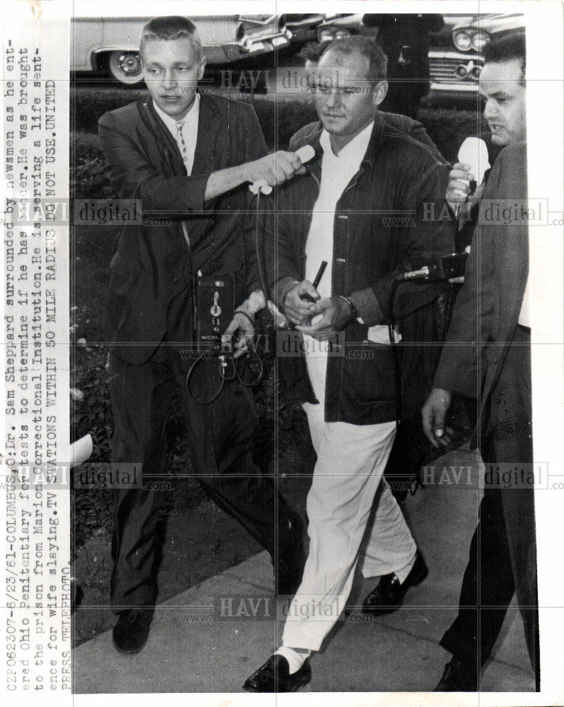 1961 Press Photo Samsheppard,cancer,prison,institution - Historic Images