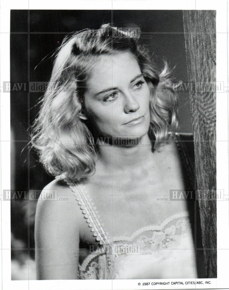 1987 Press Photo cybill shepherd - Historic Images