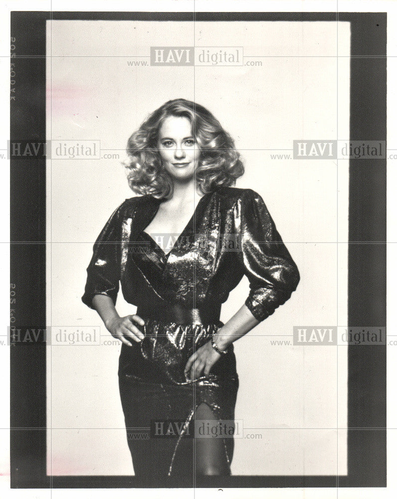 1988 Press Photo Cybill Shepherd Moonlighting actress - Historic Images
