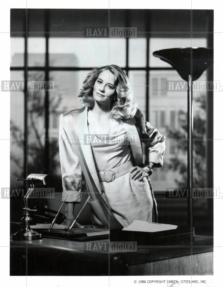 1987 Press Photo Cybill Shepherd American actress model - Historic Images