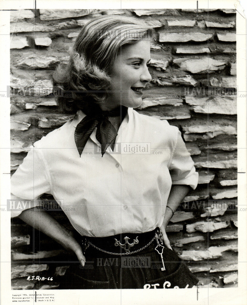 1955 Press Photo susan shentall movie actress - Historic Images