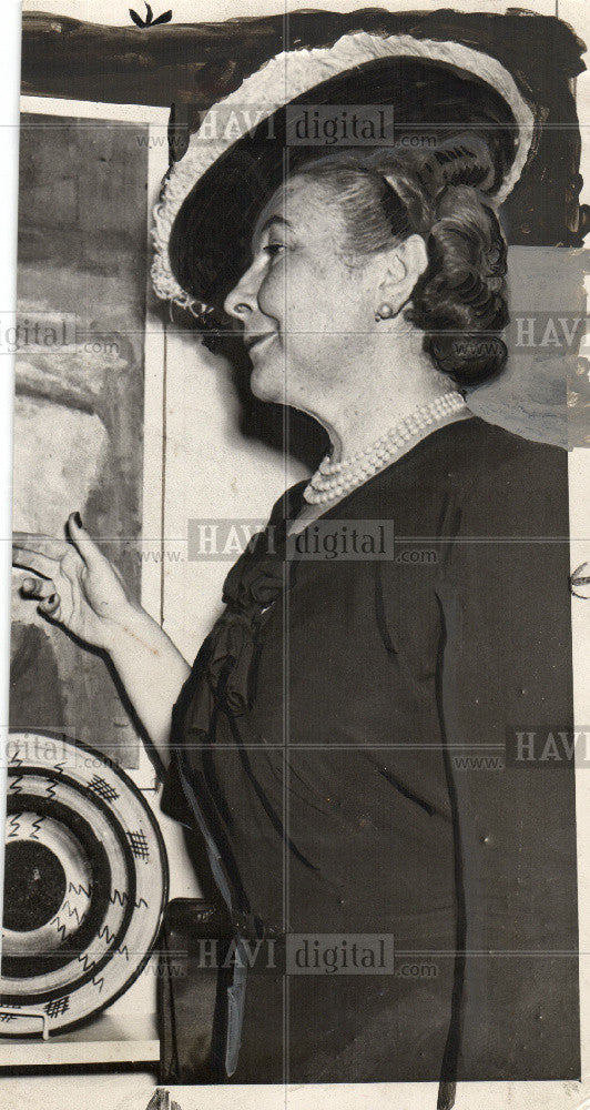 1945 Press Photo Mrs allen shelden - Historic Images