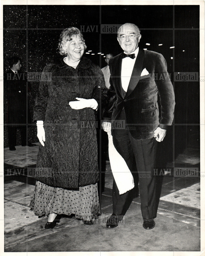 1966 Press Photo Mrs Allan Shelden, Ernest Kanzler - Historic Images