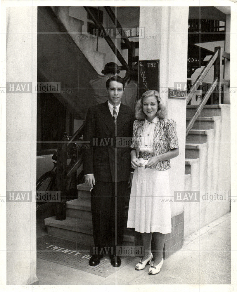 Press Photo Mr. and Mrs. Allen Shalden 3rd - Historic Images