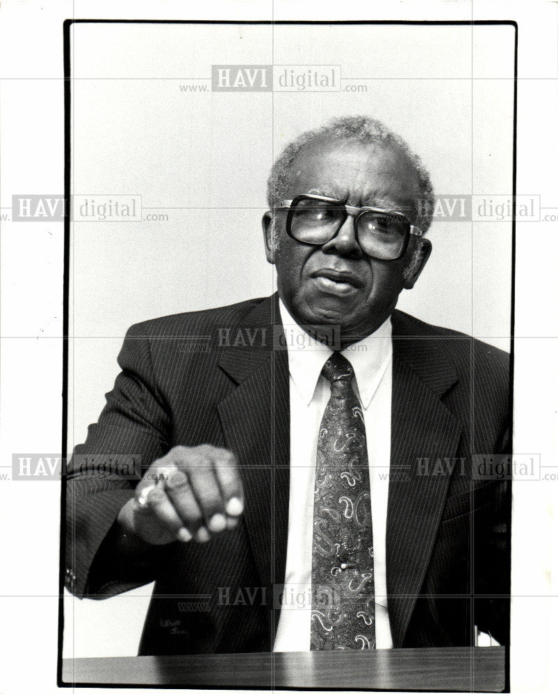 1989 Press Photo Horace Sheffield  Executive Director - Historic Images