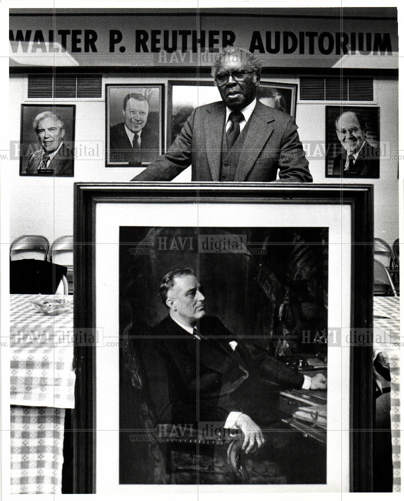 Press Photo Horace Sheffield Trade Union Council - Historic Images