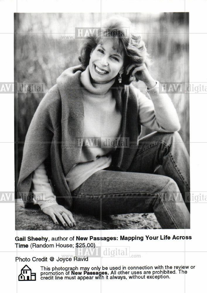 1995 Press Photo Gail Sheehy Author - Historic Images