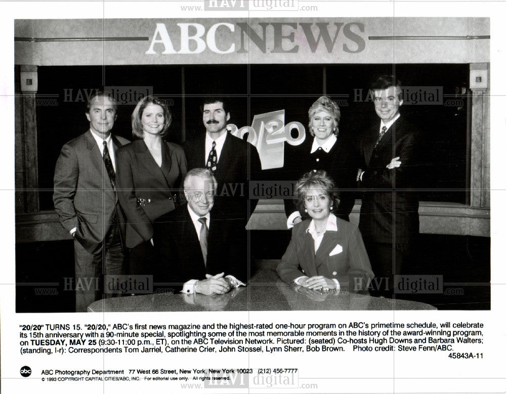 1995 Press Photo Lynn Sherr journalist ABC news - Historic Images